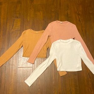 SHEIN kid long sleeve 3 pack shirts